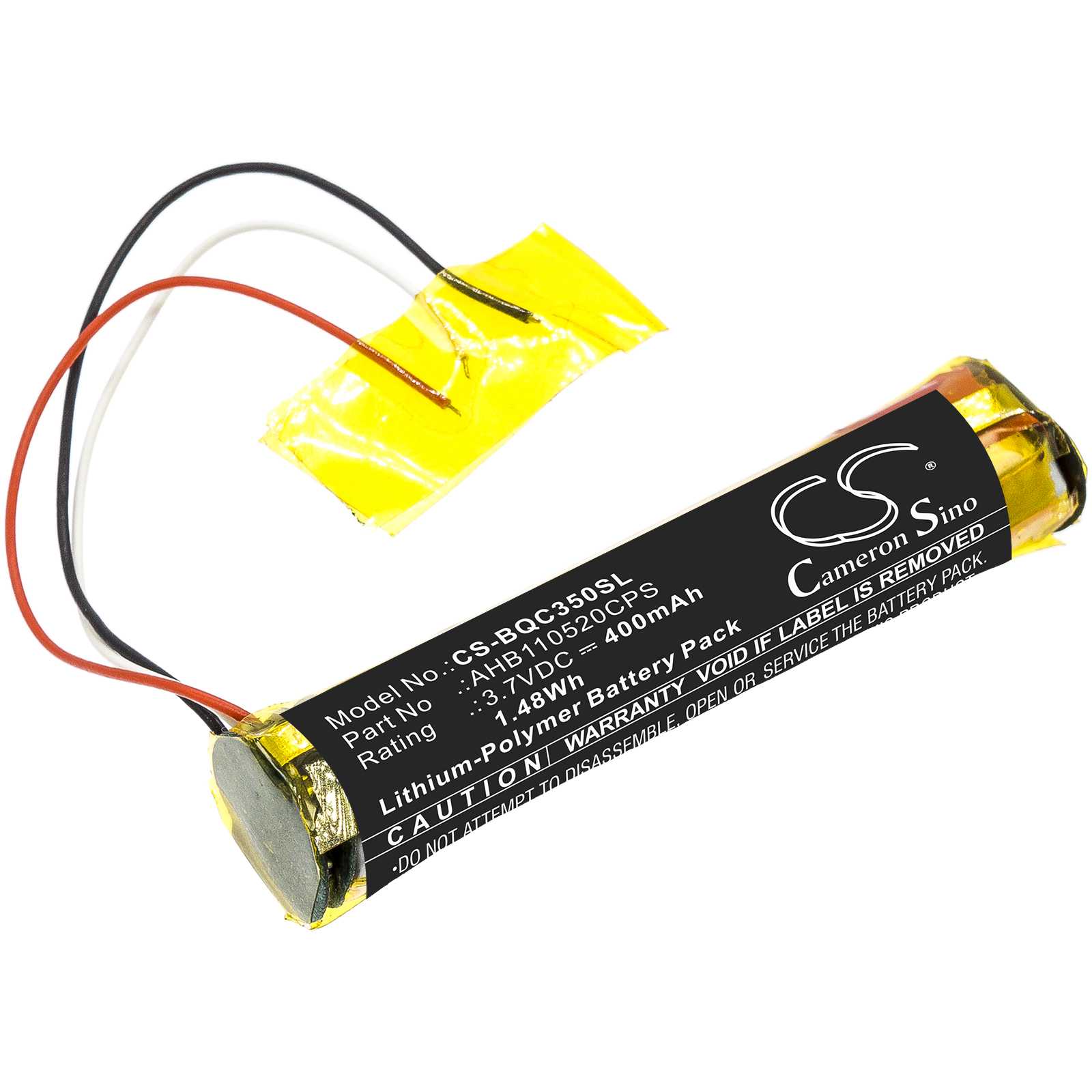 Batteria Li-Polymer 3.7V 300mAh - CS-PCT200SL