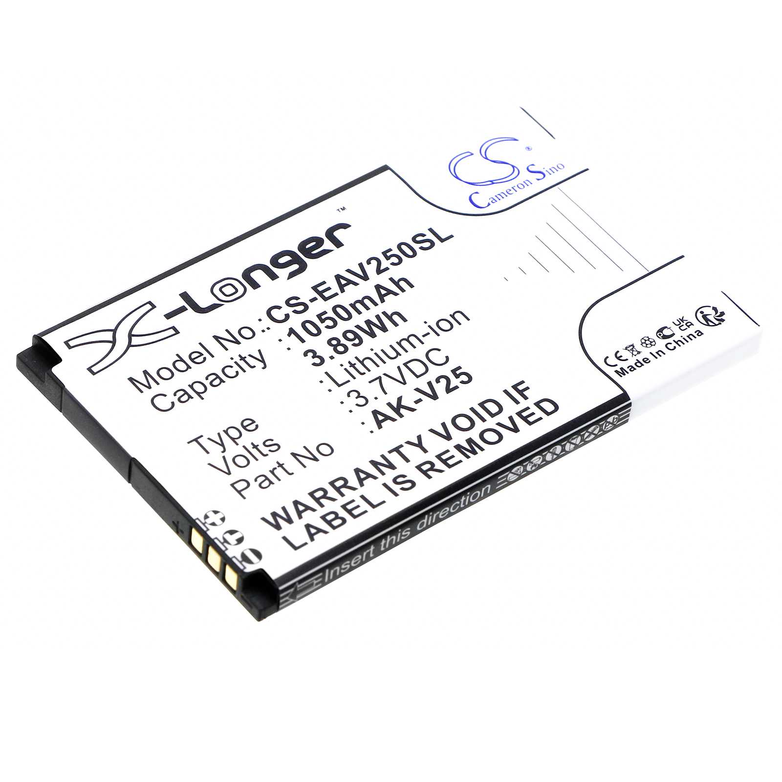 Batteria Li-ion 3.7V 1800mAh - CS-PHX500SL