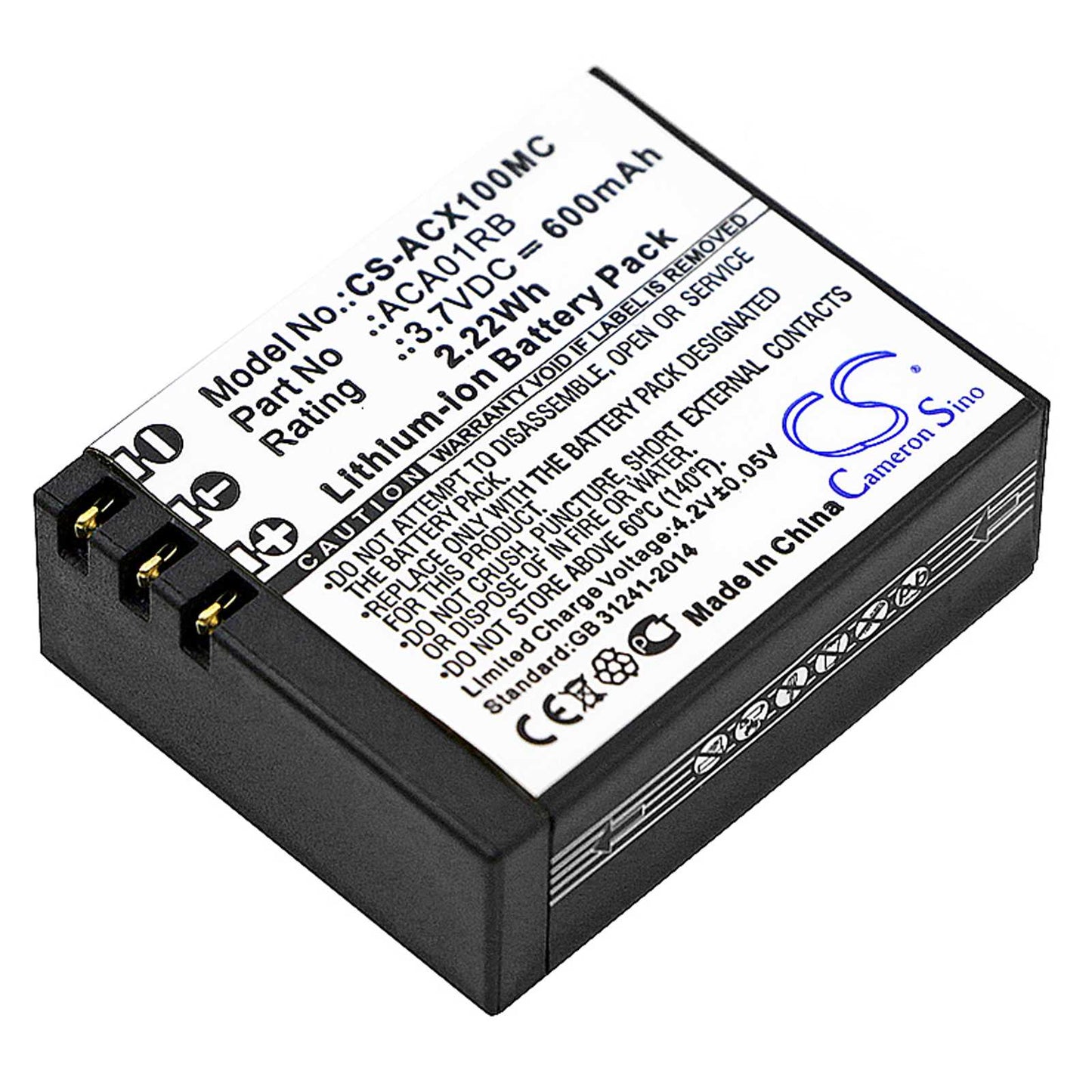 Batteria Li-ion 3.7V 1900mAh - CS-PM836MC
