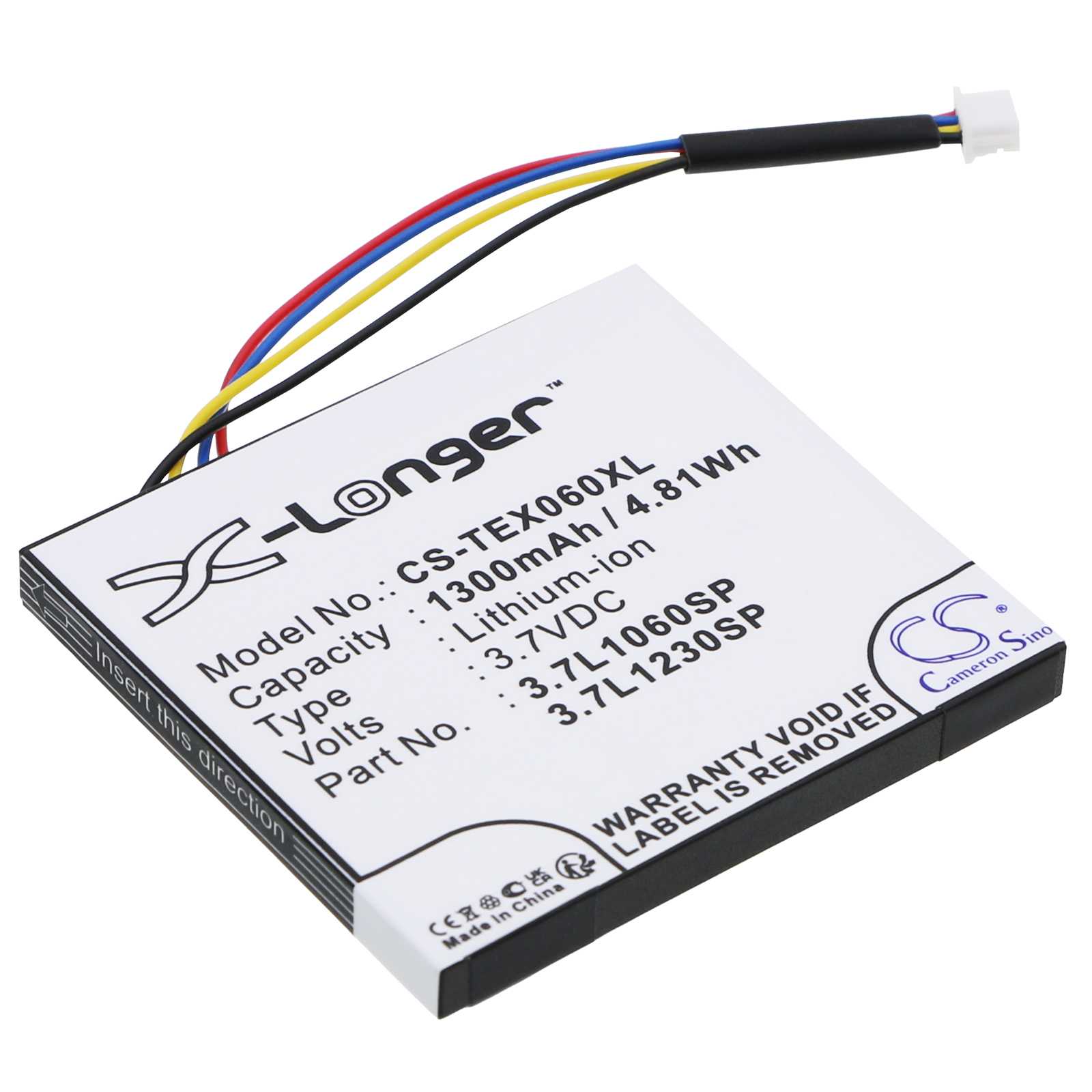 Batteria Li-ion 3.7V 5200mAh - CS-PMM550BL