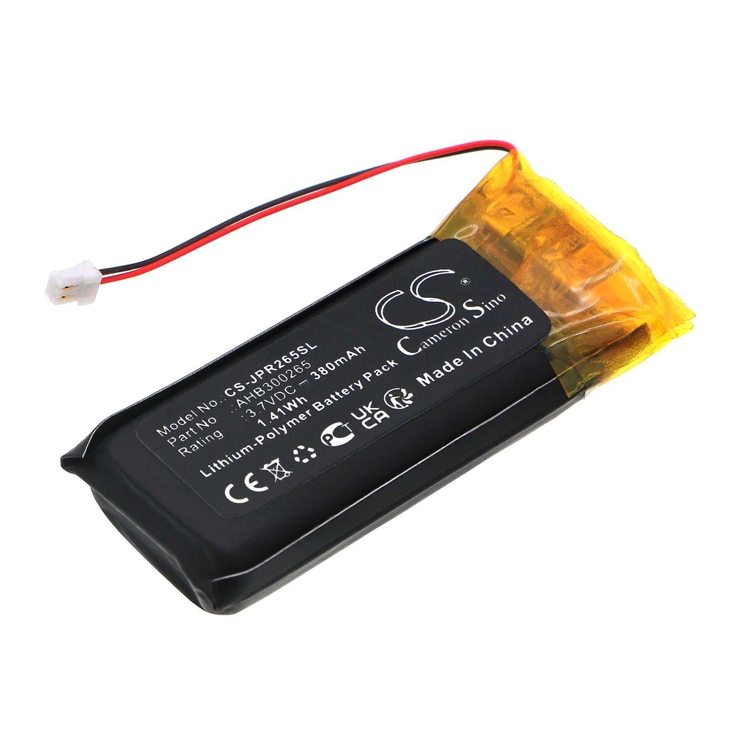 Batteria Li-Polymer 3.7V 1100mAh - CS-PTR100SL