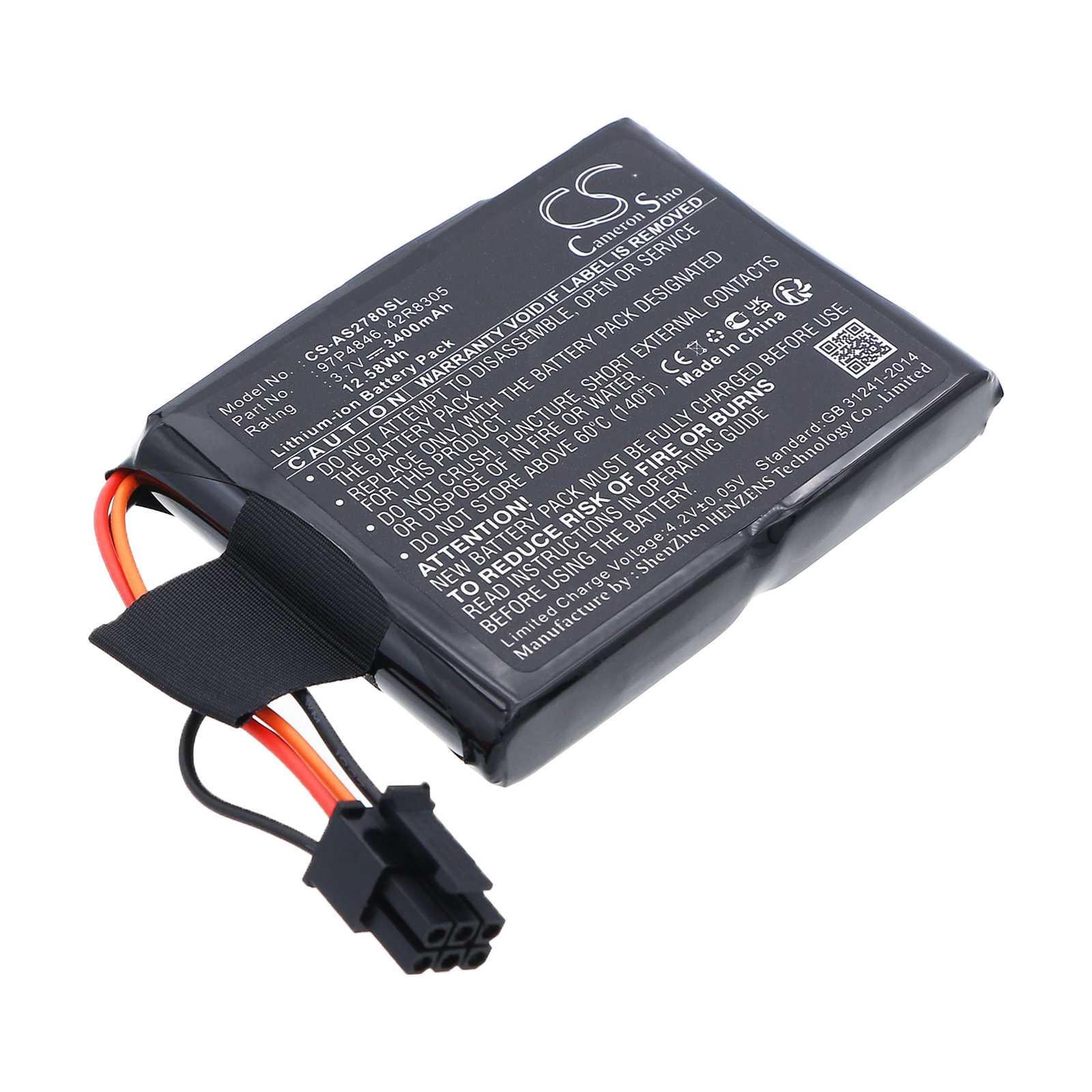 Batteria Ni-MH 3.6V 500mAh - CS-RAC6400SL