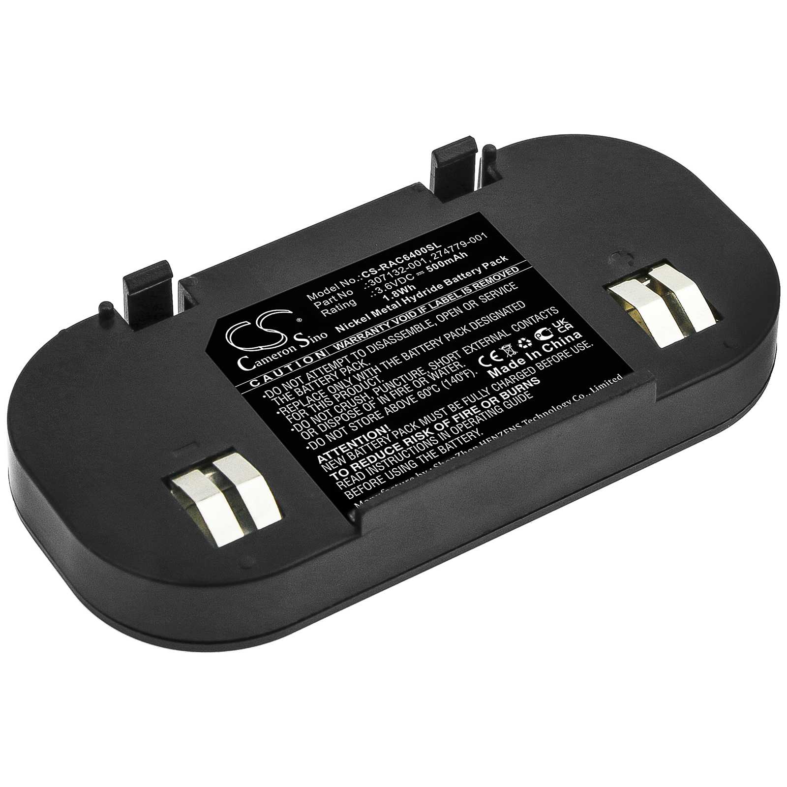 Batteria Li-ion 3.7V 1250mAh - CS-RAD1850SL