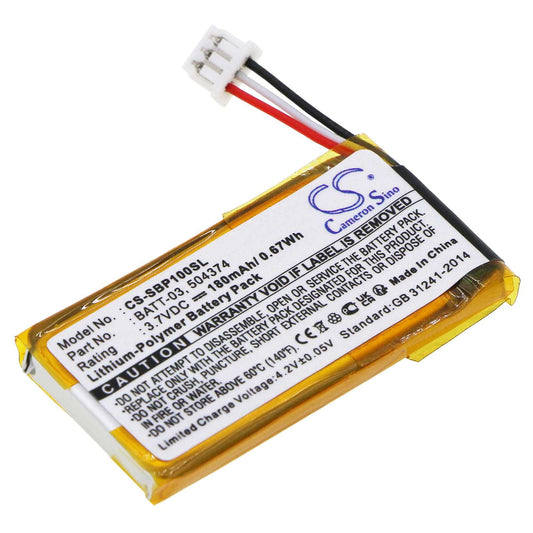 Batteria Li-Polymer 3.7V 270mAh - CS-SBA370SL