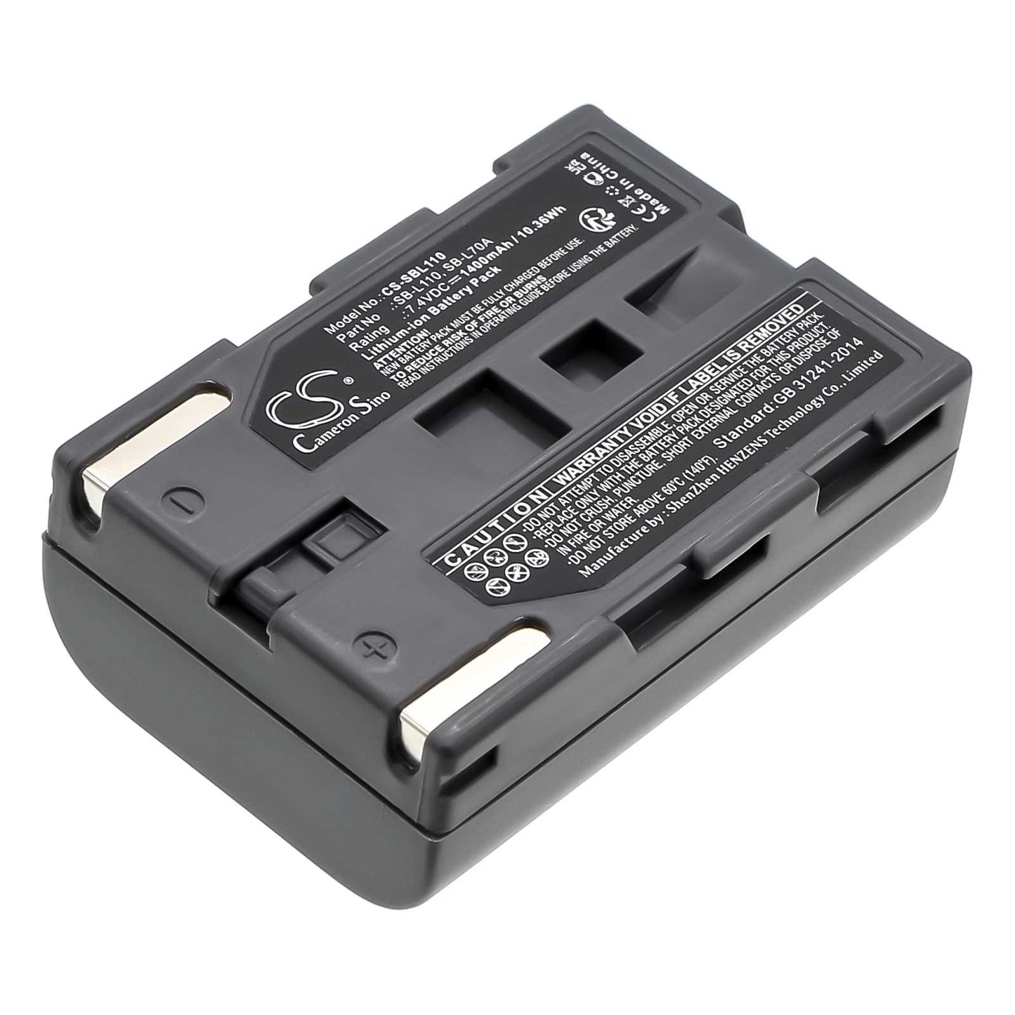Batteria Li-ion 3.7V 1100mAh - CS-SLB1137D