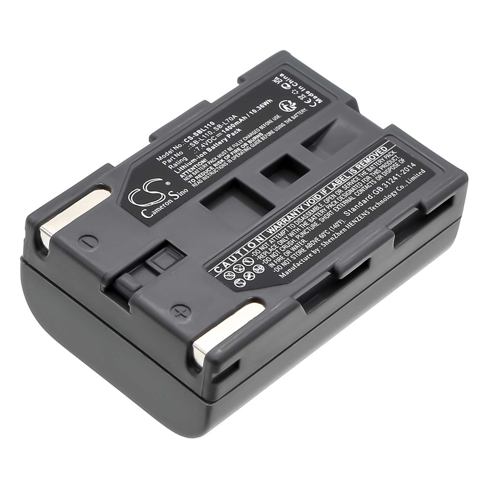 Batteria Li-ion 3.7V 1100mAh - CS-SLB1137D