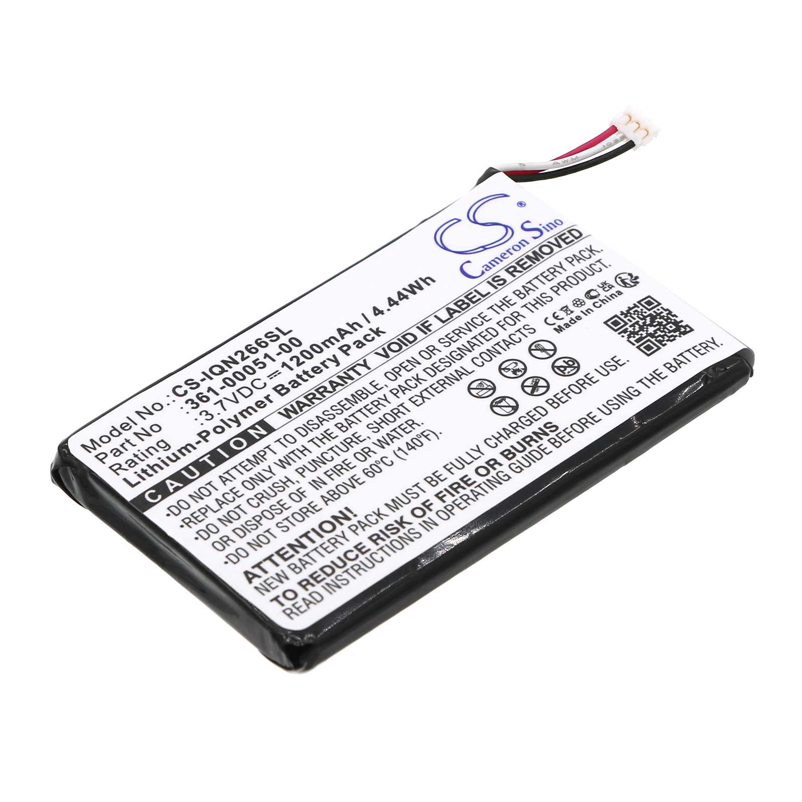 Batteria Li-Polymer 3.7V 2700mAh - CS-SMA120SL