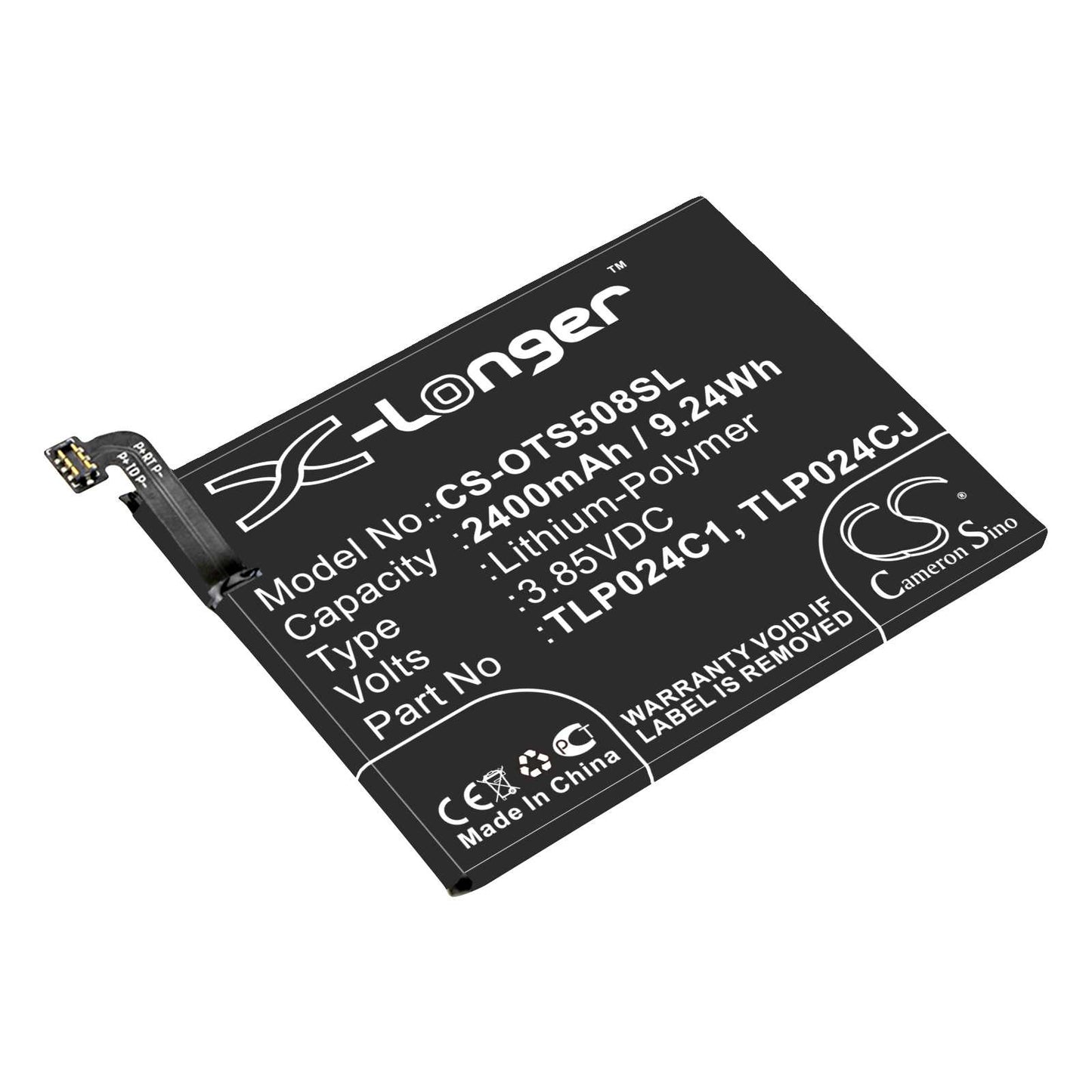 Batteria Li-Polymer 3.85V 3600mAh - CS-SMA720XL