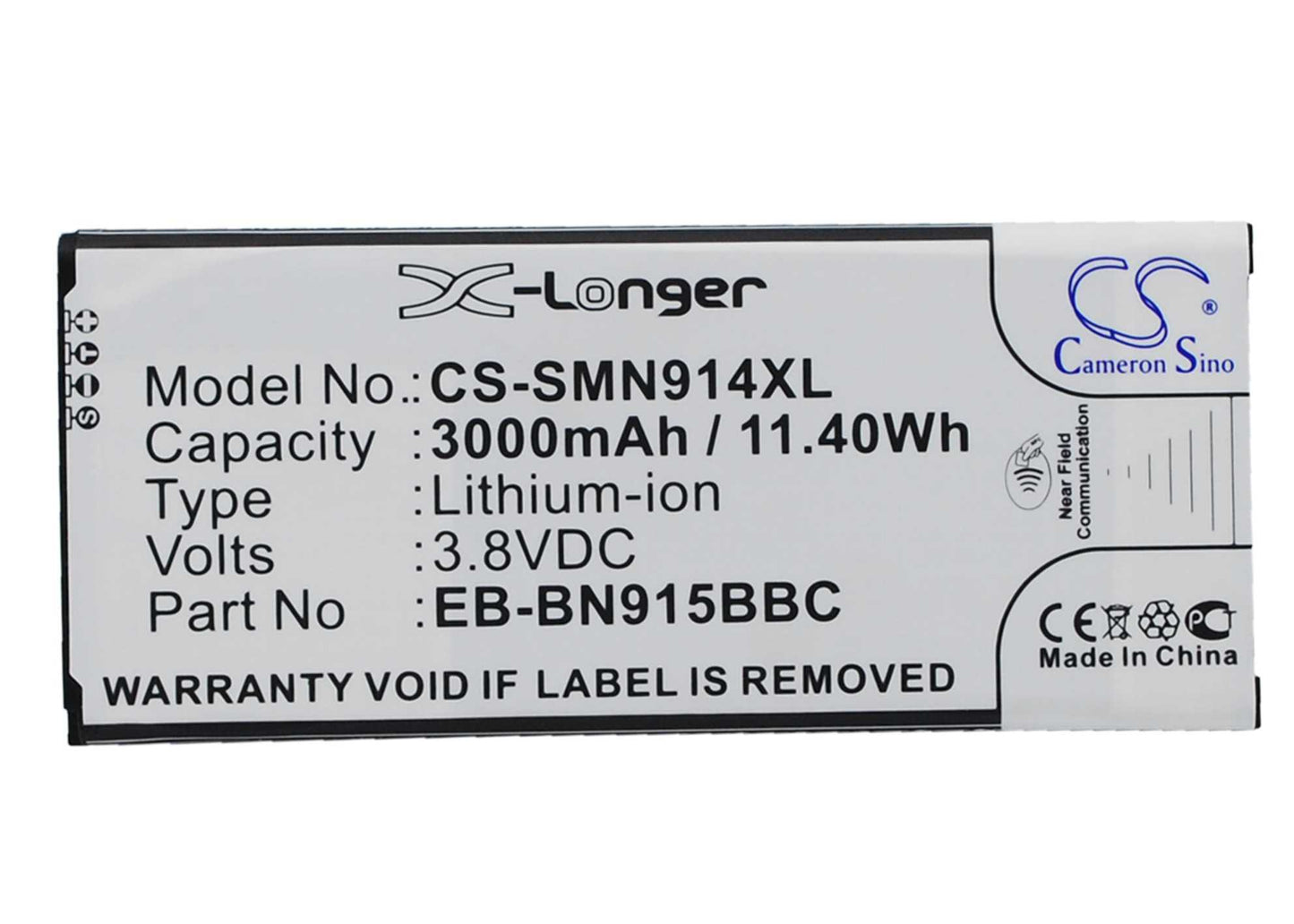 Batteria Li-ion 3.8V 2600mAh - CS-SMG530XL
