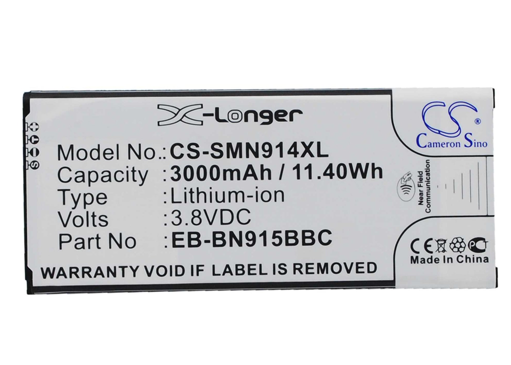 Batteria Li-ion 3.8V 2600mAh - CS-SMG530XL