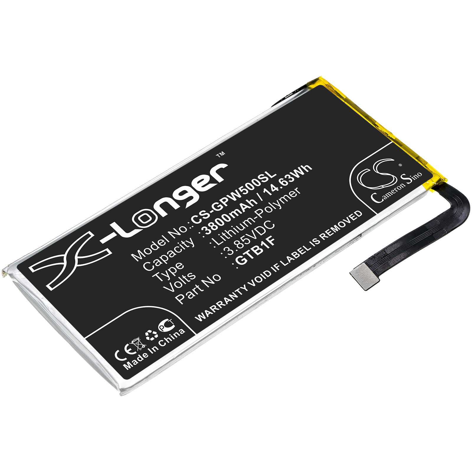Batteria Li-Polymer 3.86V 4400mAh - CS-SMG781SL