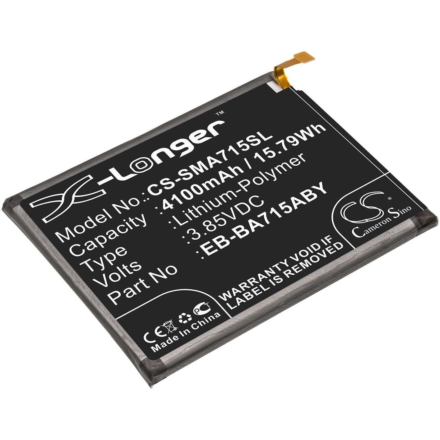 Batteria Li-Polymer 3.85V 3650mAh - CS-SMG980SL