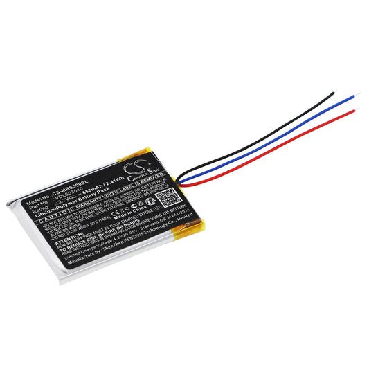 Batteria Li-Polymer 3.7V 80mAh - CS-SMH001SL