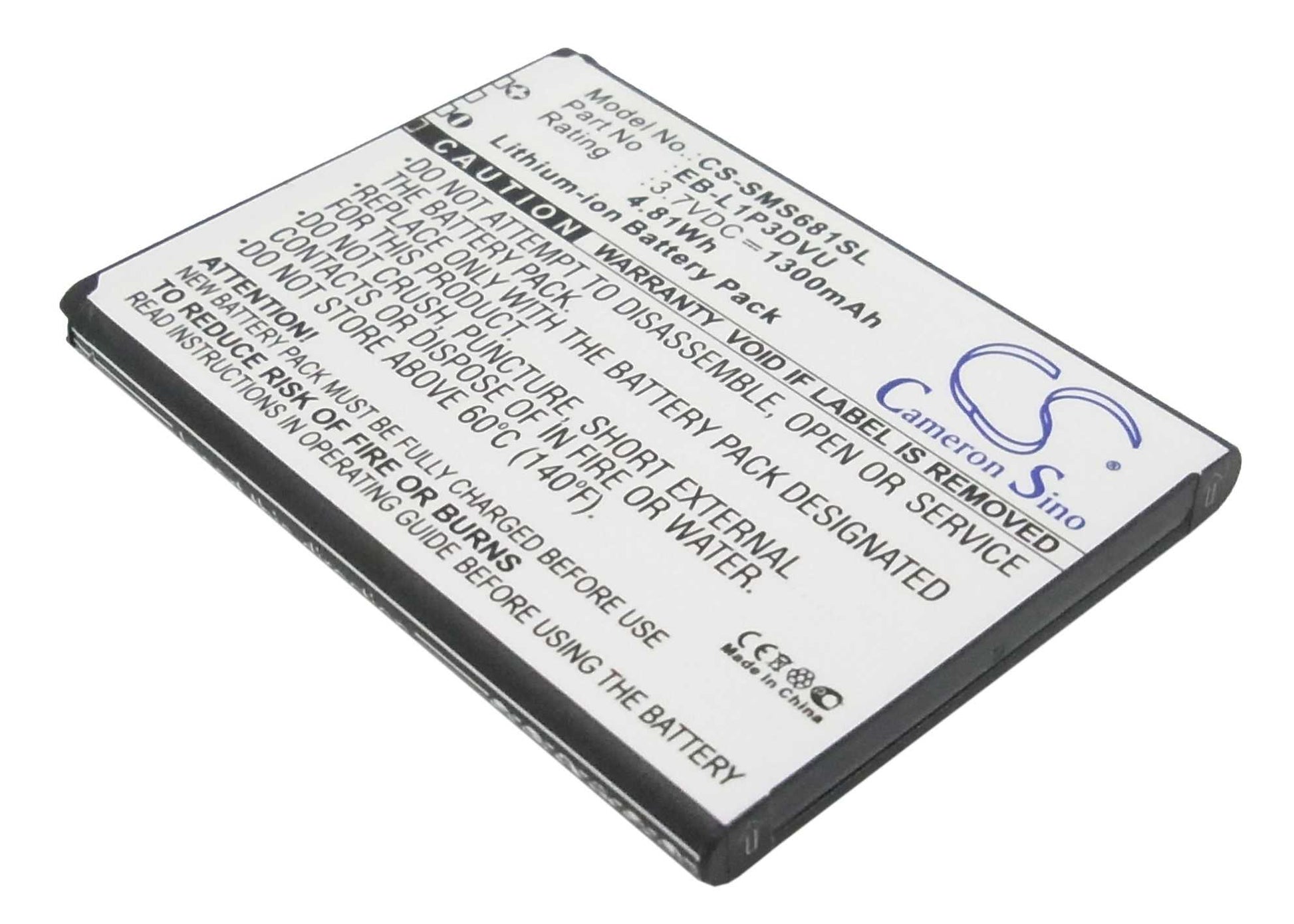 Batteria Li-ion 3.8V 1500mAh - CS-SMI820XL