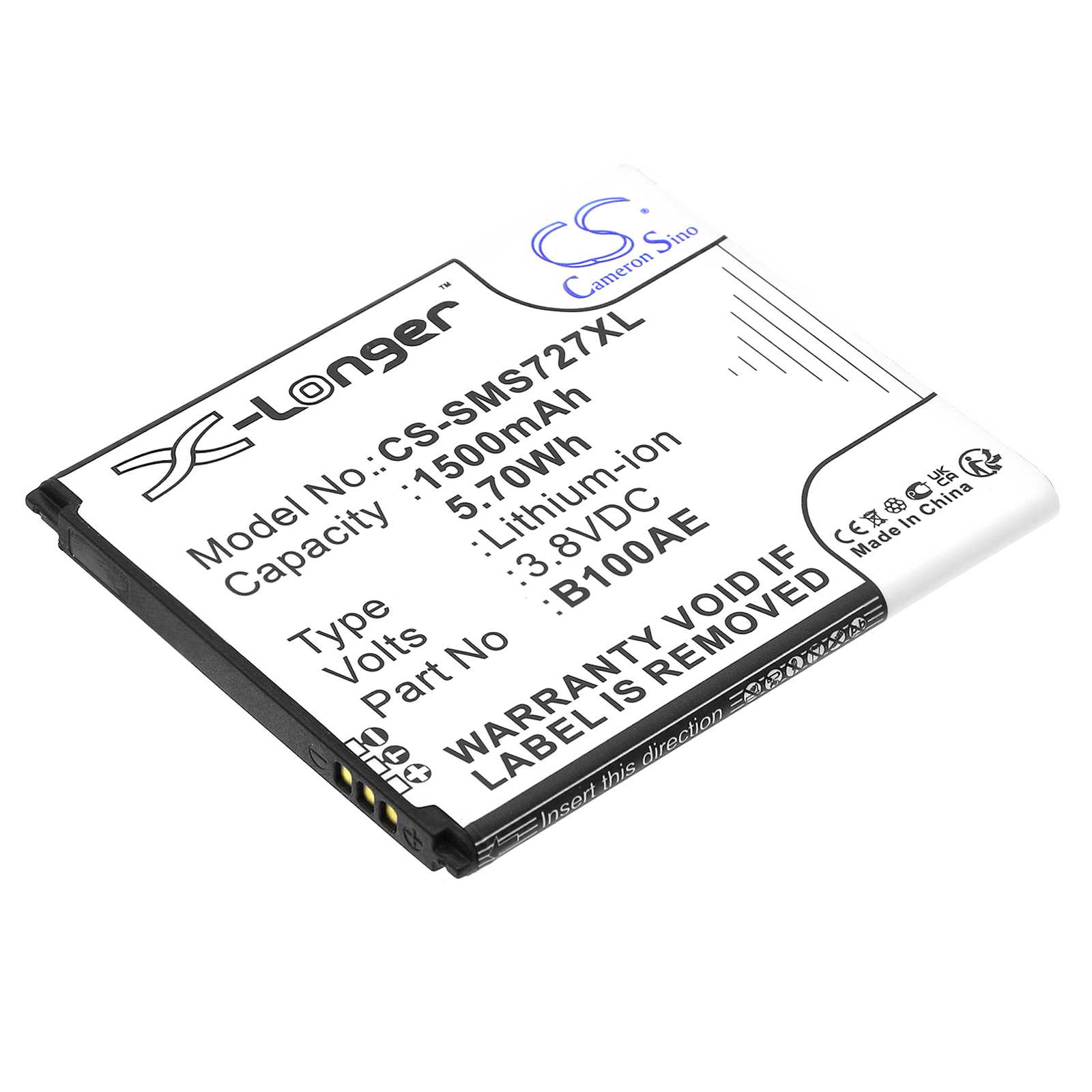 Batteria Li-ion 3.8V 3800mAh - CS-SMI919HL