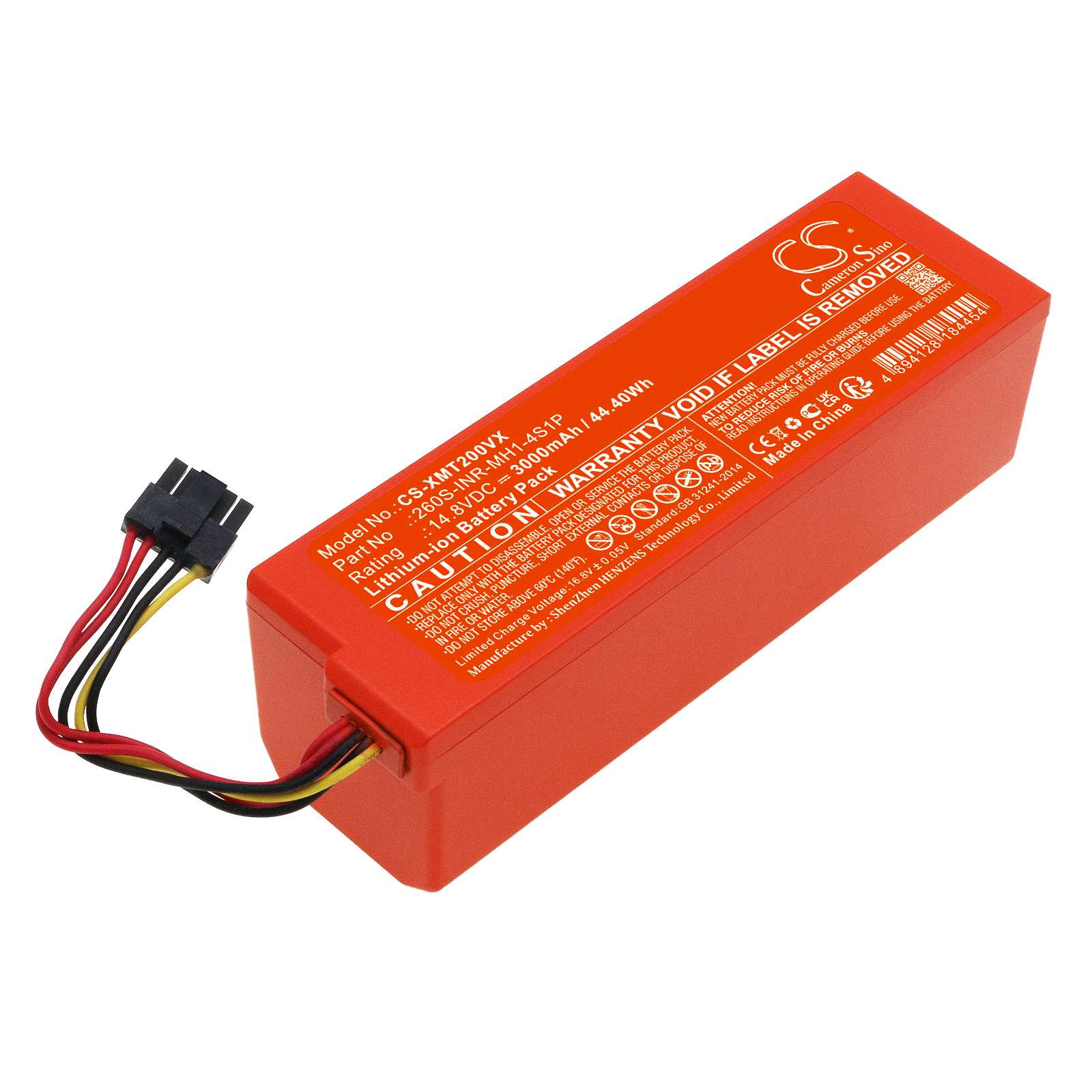 Batteria Ni-MH 14.4V 3000mAh - CS-SMR720VX