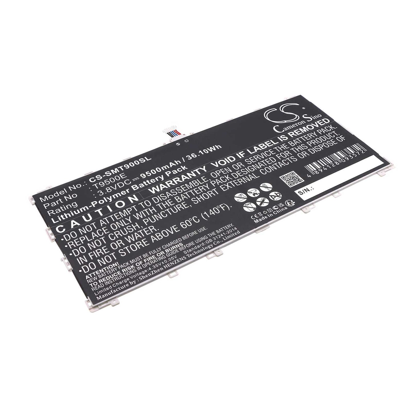 Batteria Li-Polymer 3.8V 3350mAh - CS-SMT332SL