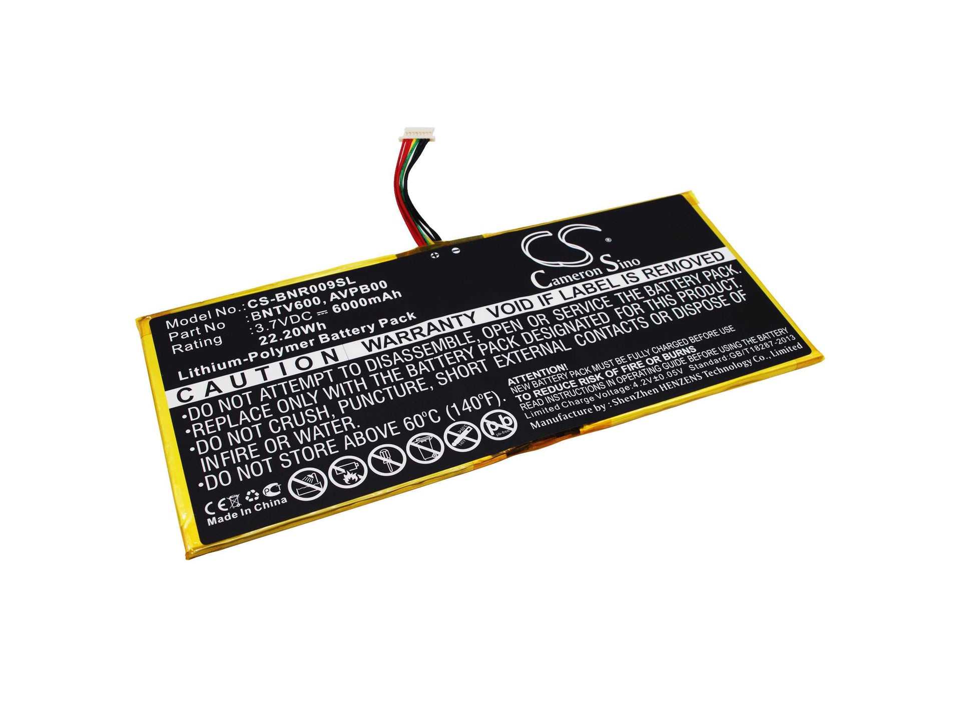 Batteria Li-Polymer 3.8V 4050mAh - CS-SMT365SL