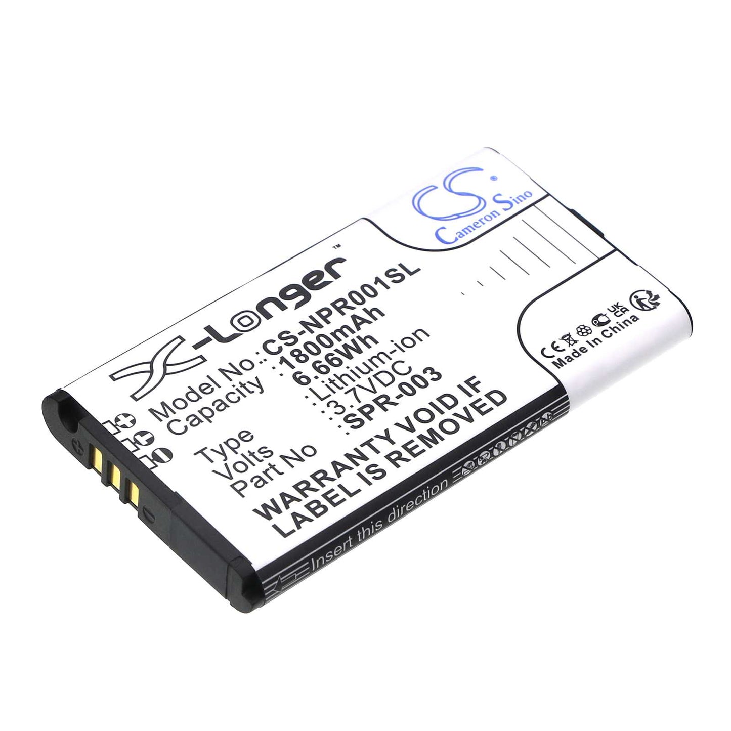 Batteria Li-ion 3.7V 1300mAh - CS-SP152SL