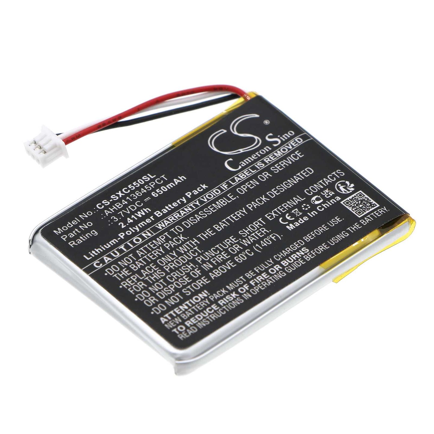 Batteria Li-Polymer 3.7V 1400mAh - CS-SRX100SL