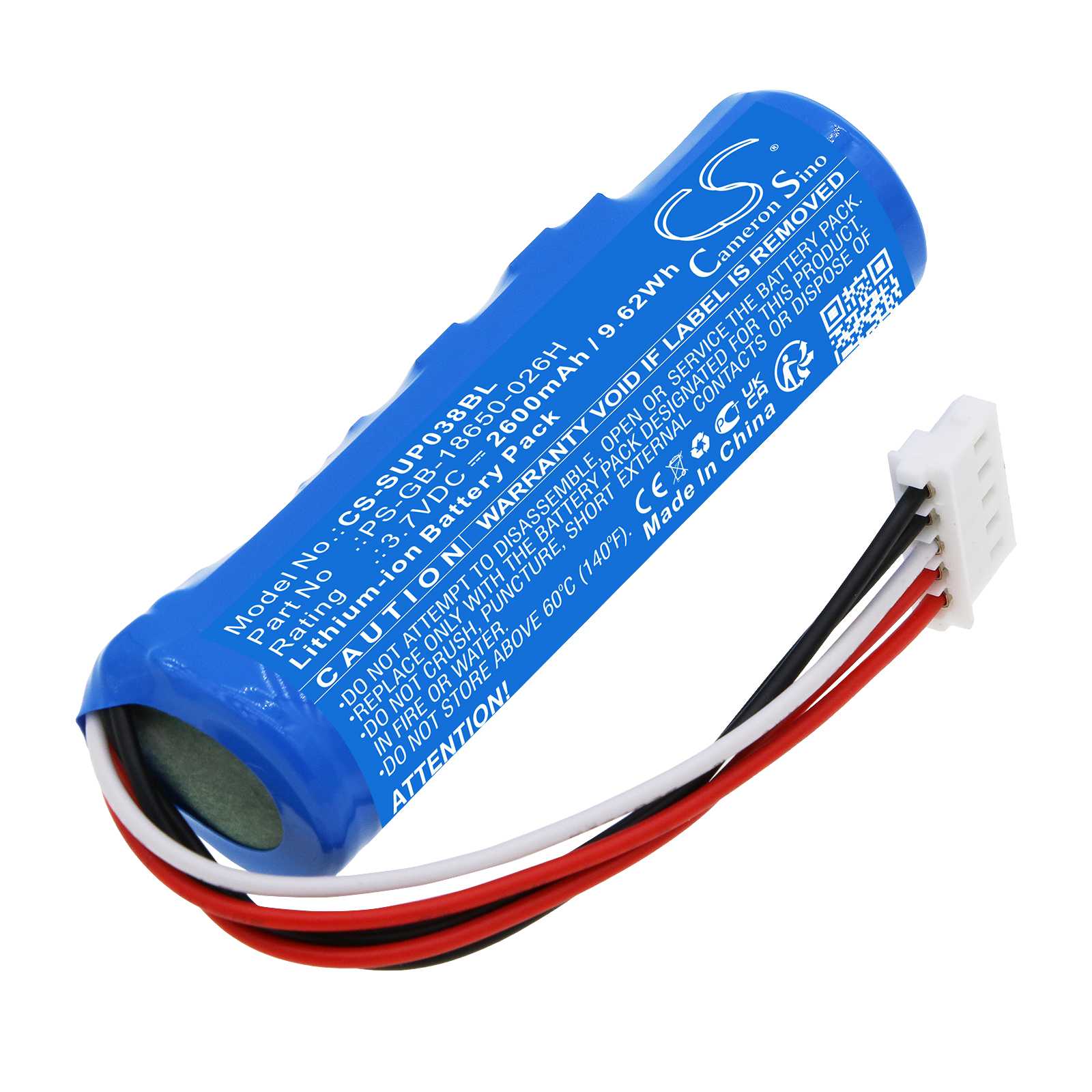 Batteria Li-ion 3.7V 3350mAh - CS-SUP038BX