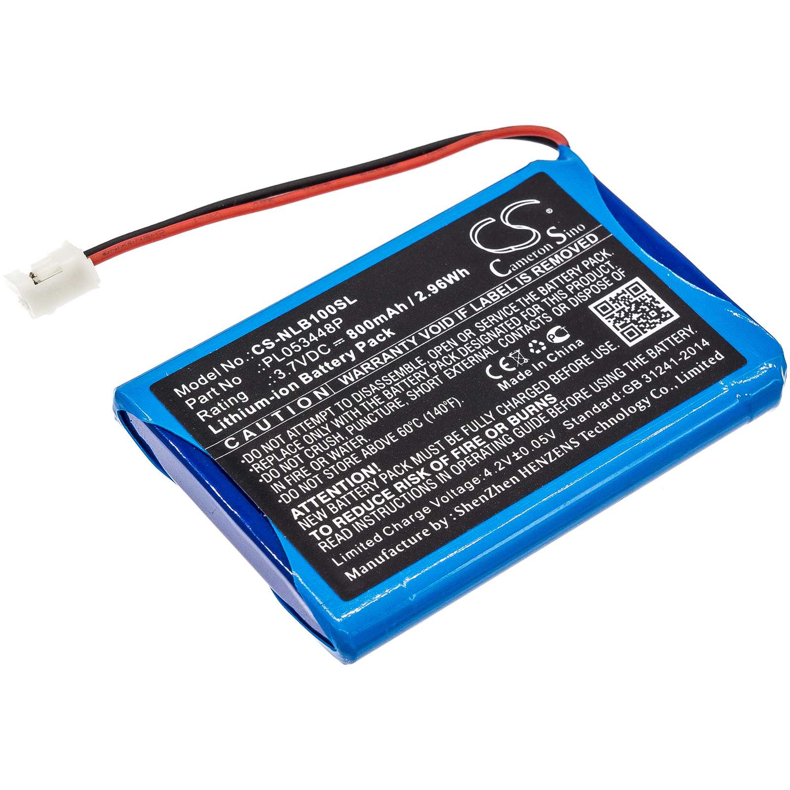 Batteria Li-Polymer 3.7V 220mAh - CS-SWF700SL
