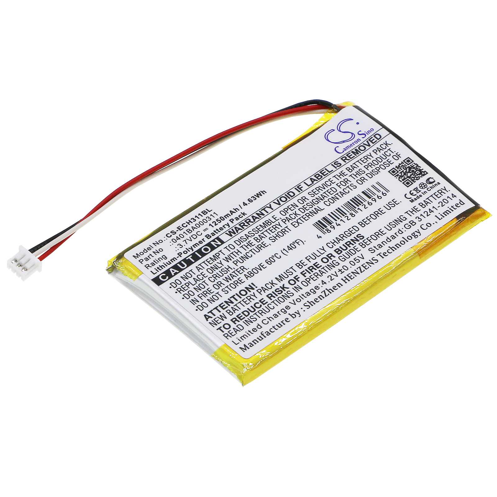 Batteria Ni-MH 7.2V 2000mAh - CS-TEK100BL
