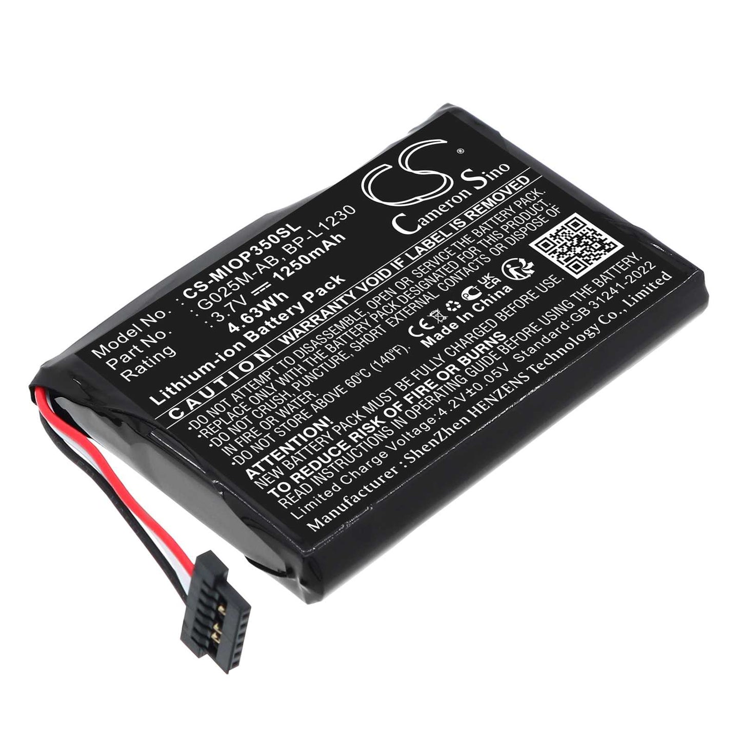 Batteria Li-ion 3.7V 2300mAh - CS-TM300SL
