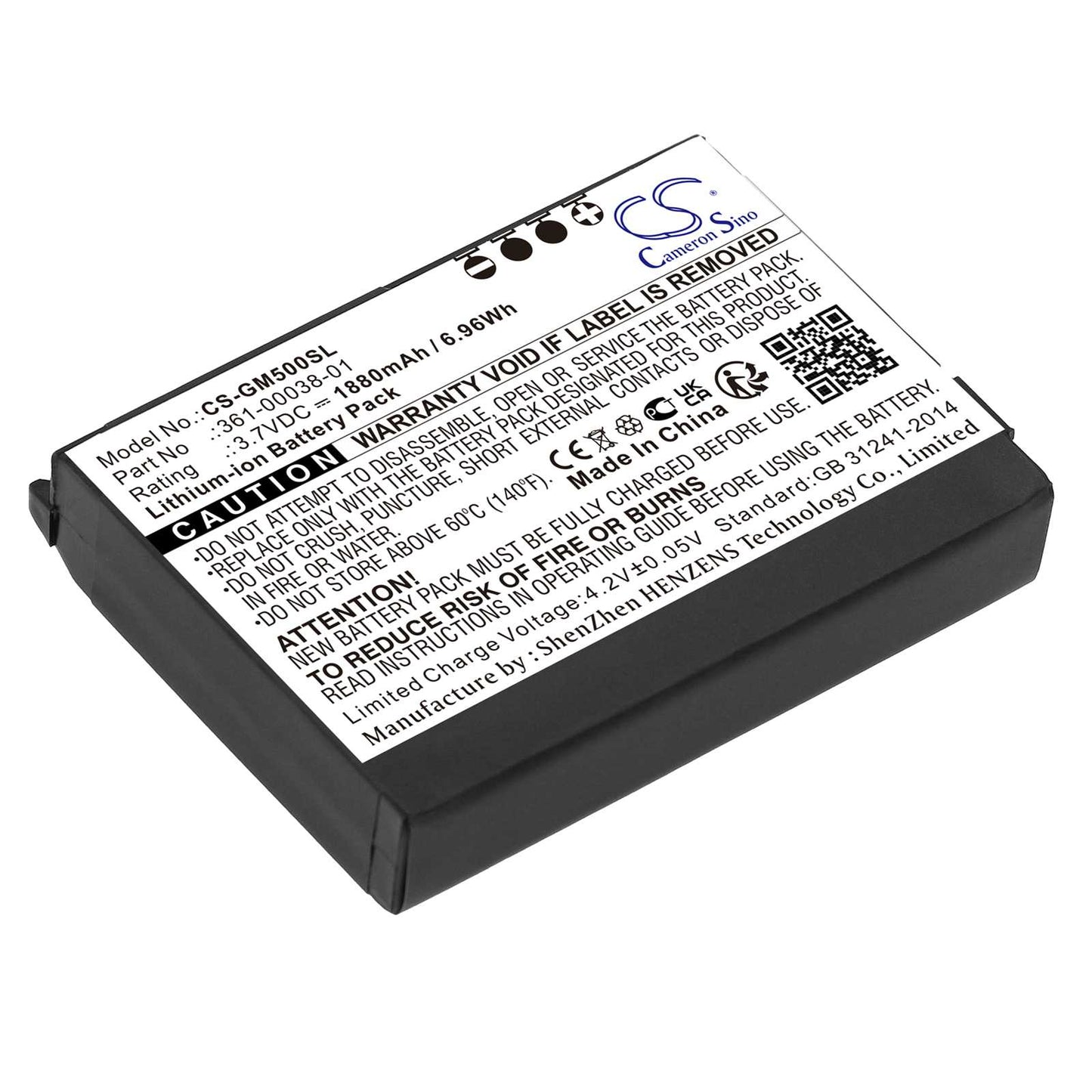 Batteria Li-ion 3.7V 1200mAh - CS-TM800SL