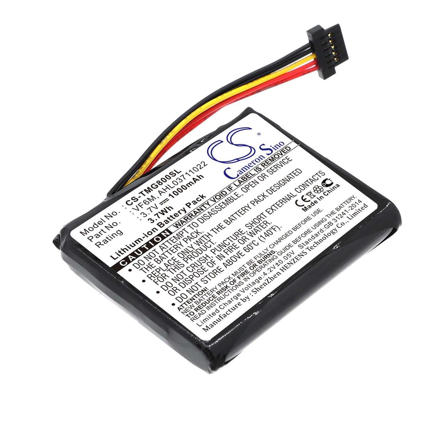 Batteria Li-ion 3.7V 1100mAh - CS-TMF04SL