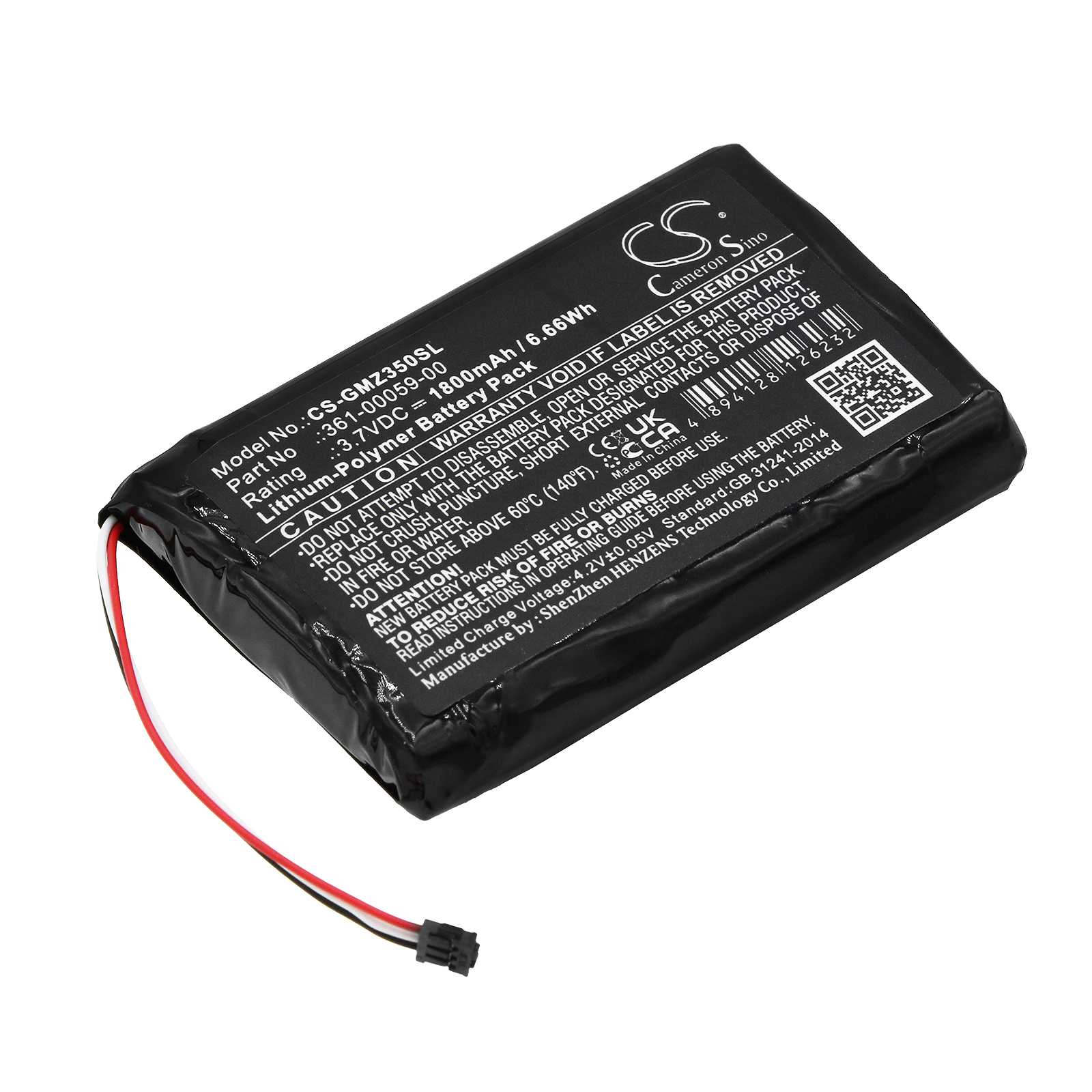 Batteria Li-ion 3.7V 1100mAh - CS-TMG510SL