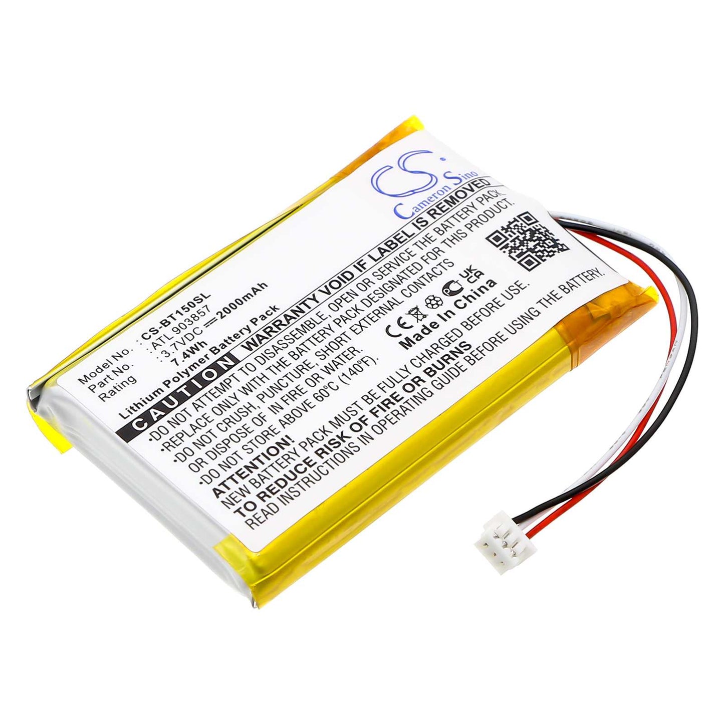 Batteria Li-ion 3.7V 1100mAh - CS-TMX2SL