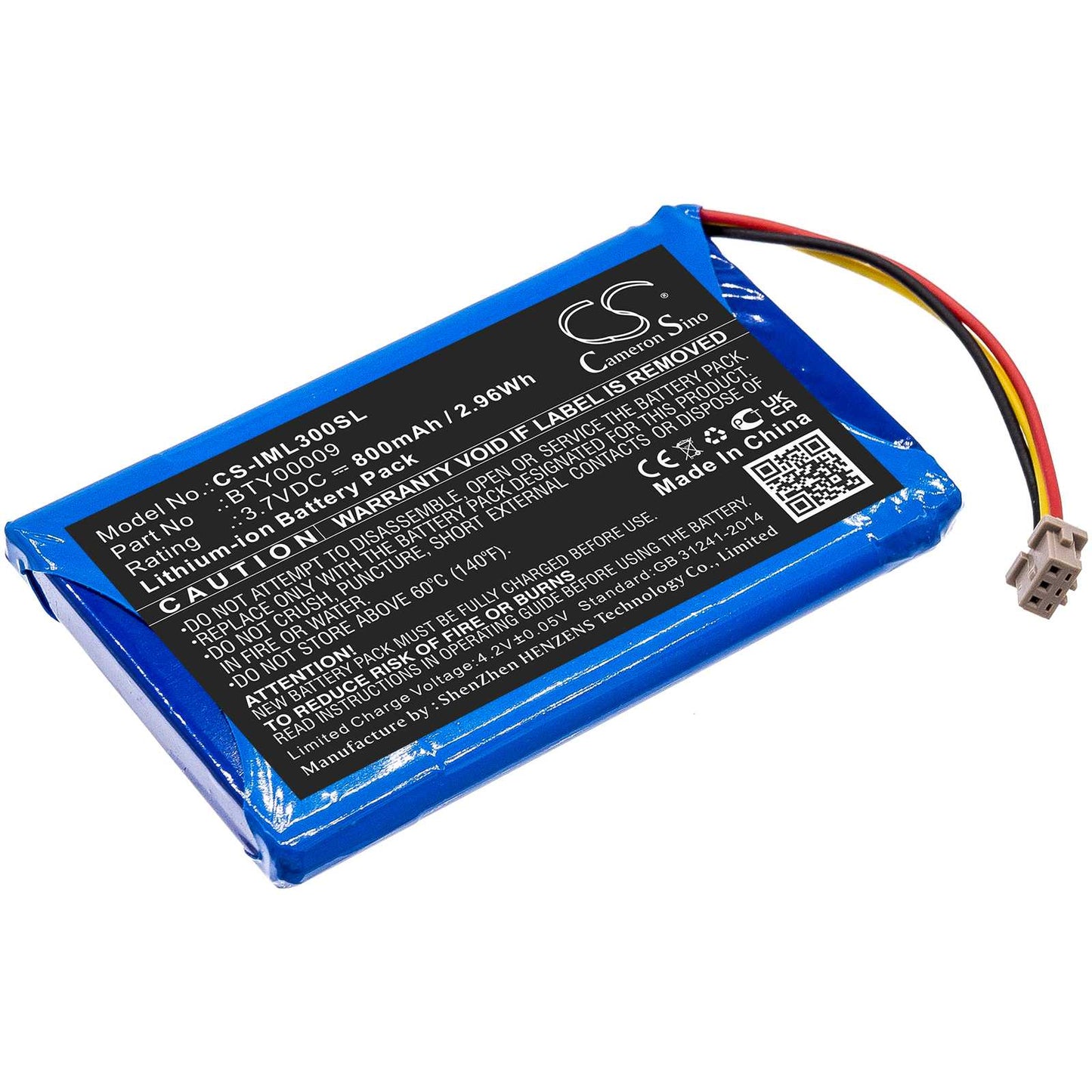 Batteria Li-Polymer 3.7V 3000mAh - CS-VCT600BL