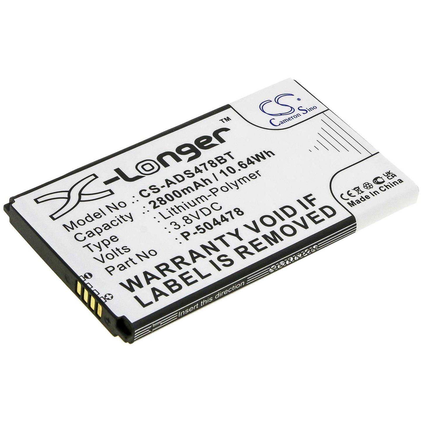 Batteria Li-MnO2 3V 1350mAh - CS-VER230BT