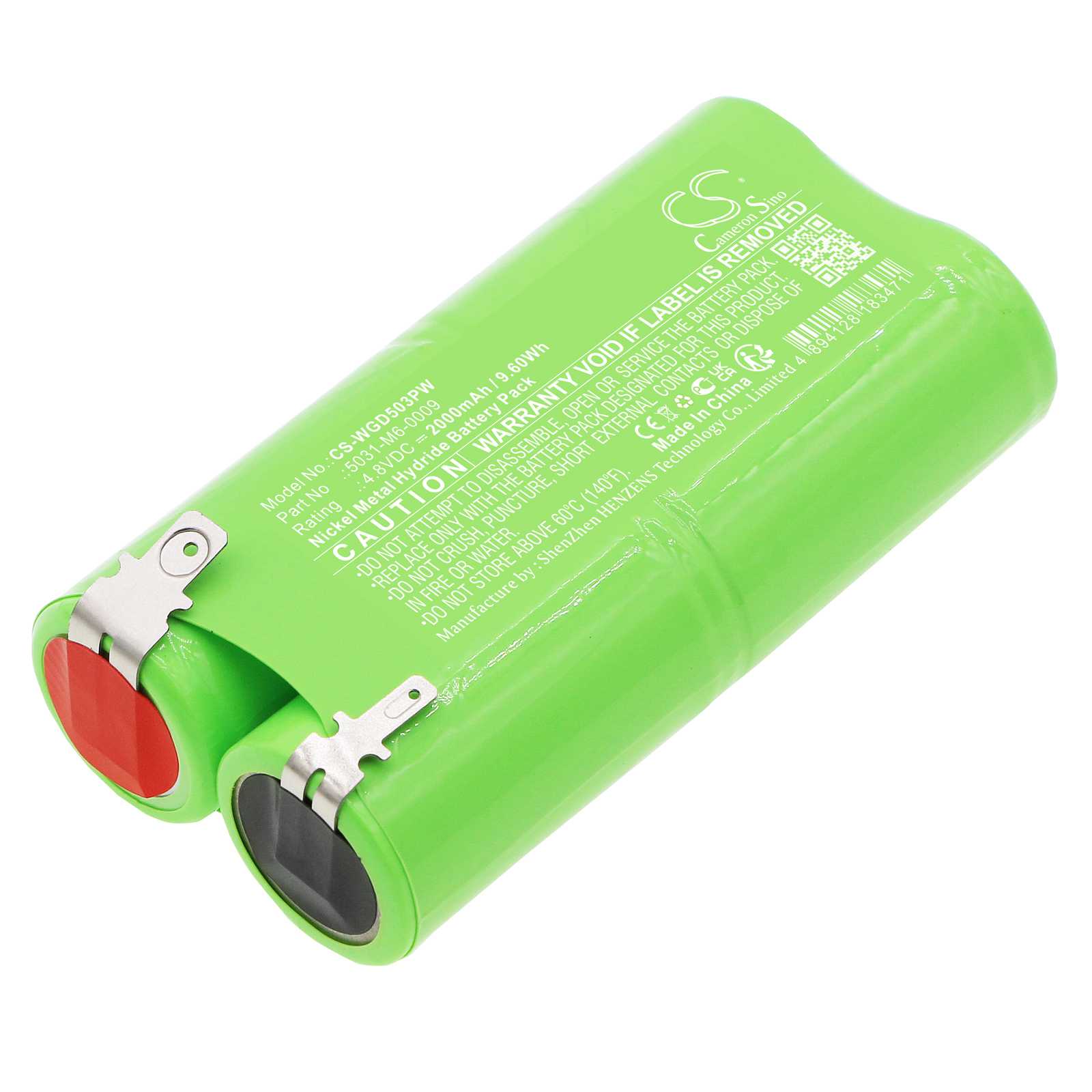 Batteria Ni-MH 4.8V 2000mAh - CS-WGD503PW