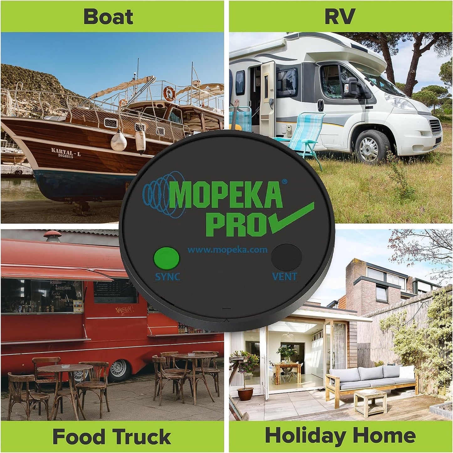 Mopeka Pro Check Universal – Sensore wireless livello serbatoio acqua camper barca casa