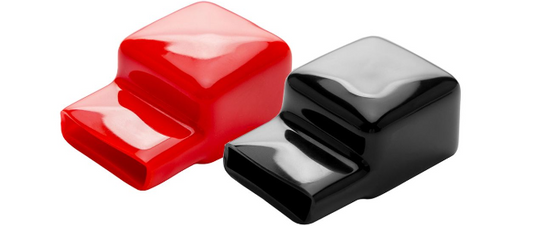 Copripoli Batteria M8 Rosso/Nero - Set da 2