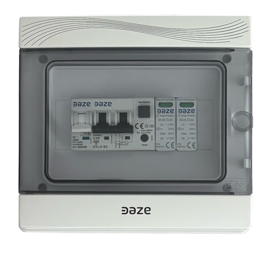Quadro Elettrico di Protezione Daze Monofase 40 A 230 V per Wallbox