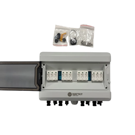 Quadro CC Precablato WattKit ELE-WK-DC-4S-T2 4 Stringhe 1000 V SPD Tipo 2