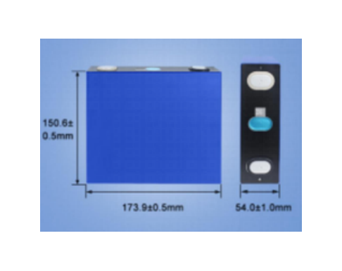 Celle LiFePO4 3.2V 160Ah max 2C scarica 3.2V 160Ah EVE originali litio ferro fosfato