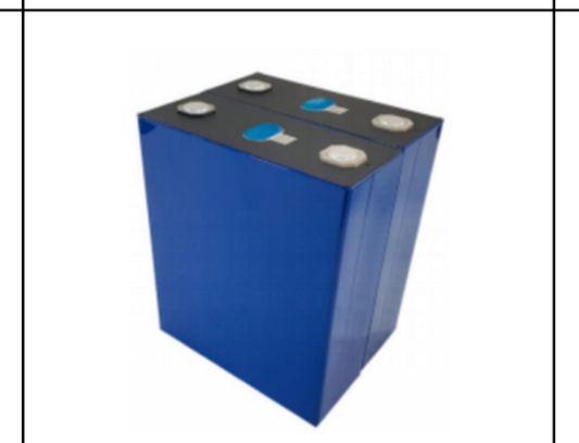 Celle LiFePO4 3.2V 314Ah max 1C scarica 3.2V 314Ah MB31 EVE originali litio ferro fosfato