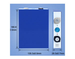 Cellules LiFePO4 3.2V 50Ah max 3C décharge 3.2V 50Ah LF50K EVE lithium-fer-phosphate d’origine