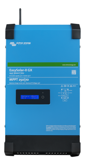 Victron Energy EasySolar-II 24/3000/70-32 MPPT 250/70 GX inverter caricabatterie 24V 3000VA 70A