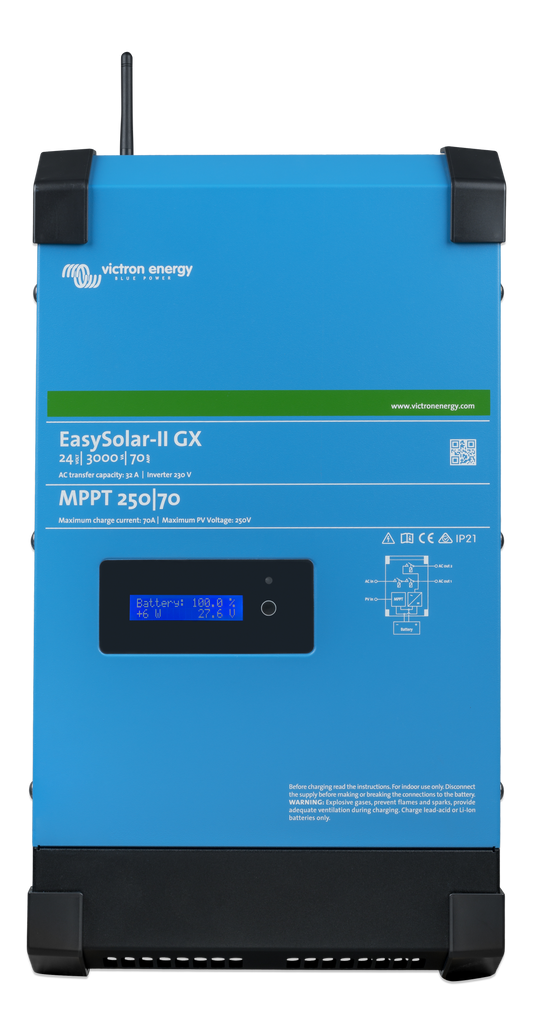 Victron Energy EasySolar-II 24/3000/70-32 MPPT 250/70 GX inverter caricabatterie 24V 3000VA 70A