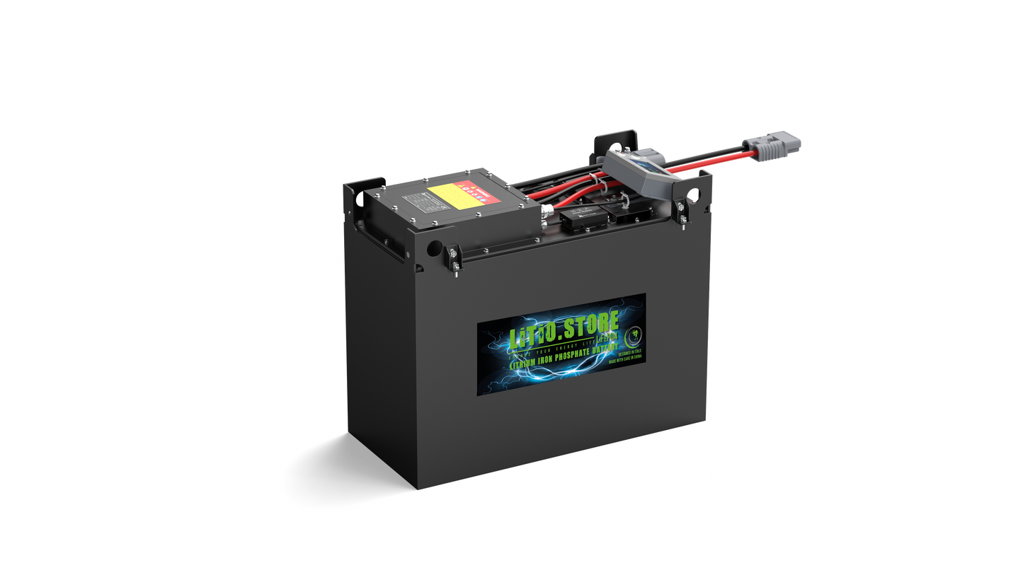 Batterie LiFePO4 24V 420Ah pour chariots élévateurs 500A BMS 10752Wh série 4G chariot élévateur au Lithium magasin