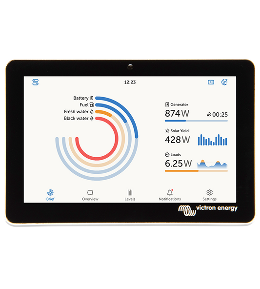 Victron Energy GX Touch Flush display a incasso IP65 per Cerbo GX