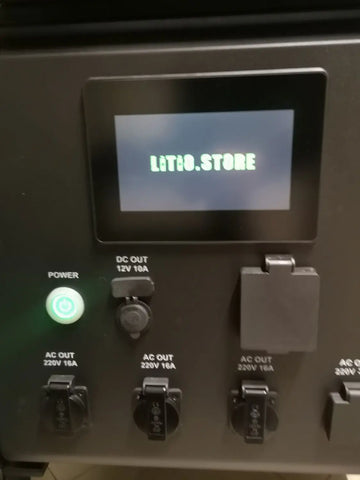 Power Station Litio Store G5000E - 5000W inverter - 10kWh batterie LiFePO4 - MPPT max 4500W pannelli solari 120-450V