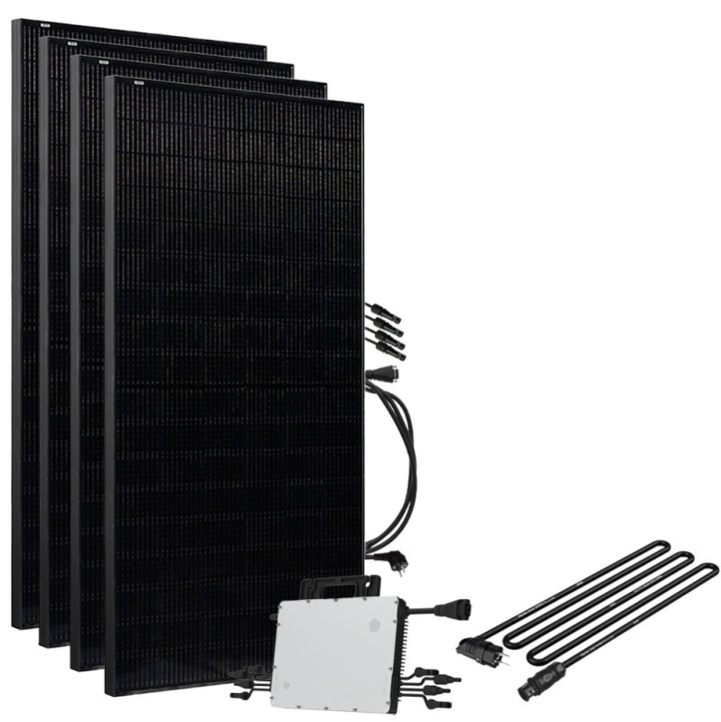 Kit Fotovoltaica da Balcone 1800W Microinverter Hoymiles HMS-1600-4T