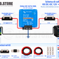 Schema collegamento Kit DC-DC charger 12V-12V 50A alternatori 12V e batteria servizi 12V per camper barca Victron Energy Orion XS