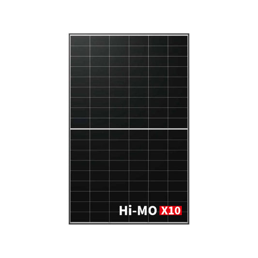 Modulo fotovoltaico LONGi Hi-MO X10 Explorer 490 W HPBC 2.0 Black Frame